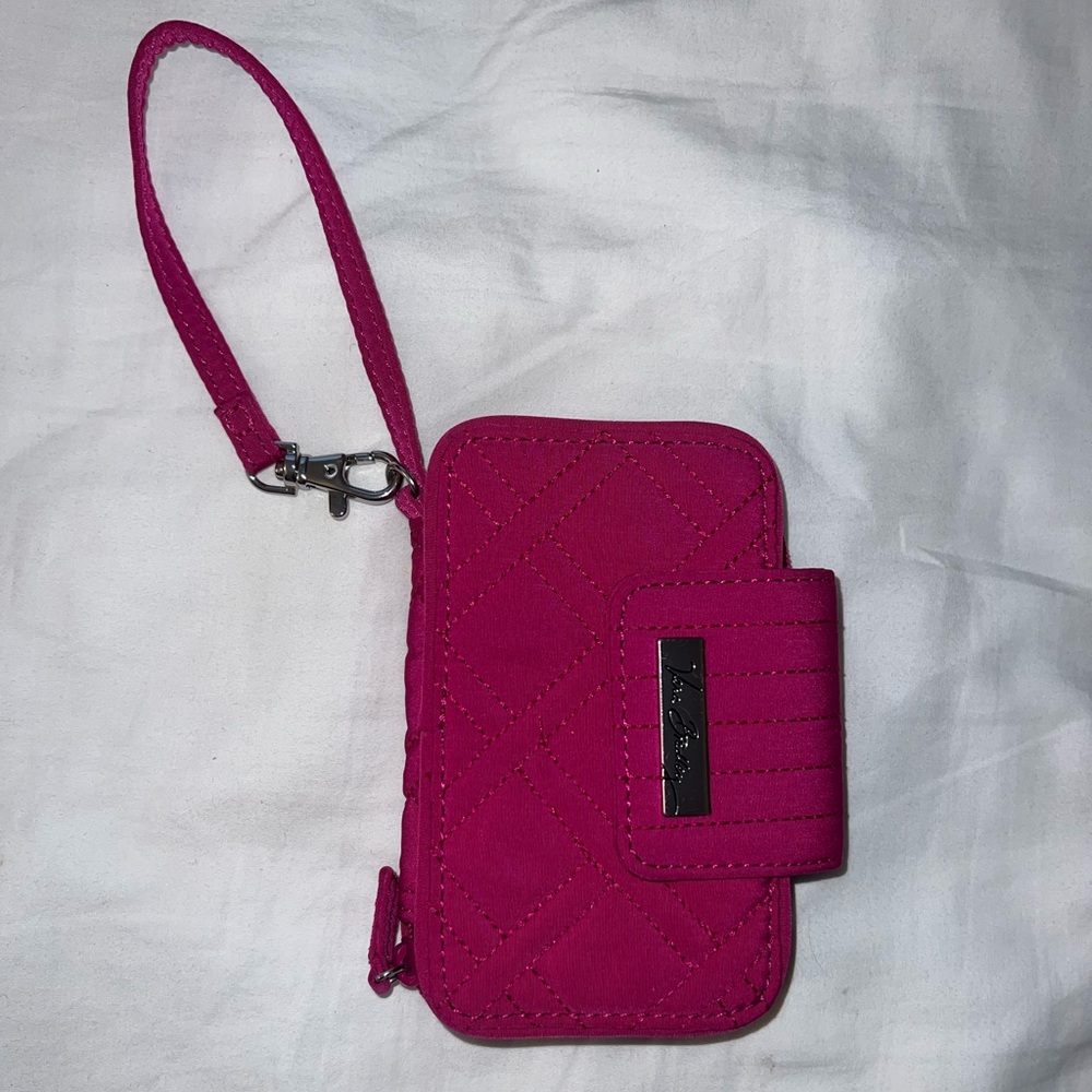 Vera Bradley Wristlet compact wallet in deep pink